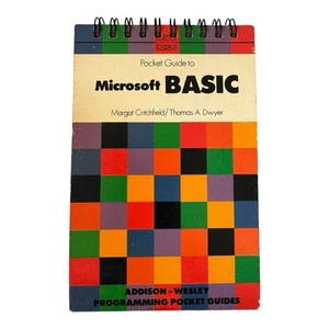 Microsoft BASIC Pocket Guide Critchfield Dwyer Addison-Wesley Microbooks 1980s - Picture 1 of 1