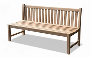 Stabile Bank Gartenbank Picadelly 180 cm in Premium Teak ohne Armlehne - Bild 1 von 5