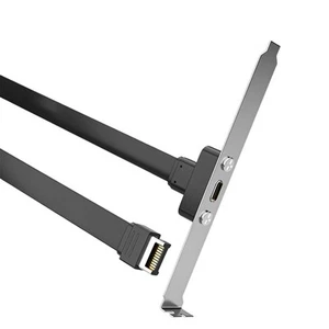 Câble de DéFlecteur USB3.1 19PIN/TYPE-E Vers TYPE-C Châssis MèRe C PC2047 - Photo 1/19