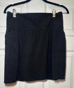 Athleta Skort Damen Medium schwarz Salutation Stash 16,5 aktive Sporttaschen - Bild 1 von 5