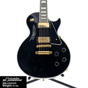 Used Gibson 2022 Custom Shop Les Paul Custom - Ebony w/OHSC - Picture 1 of 8