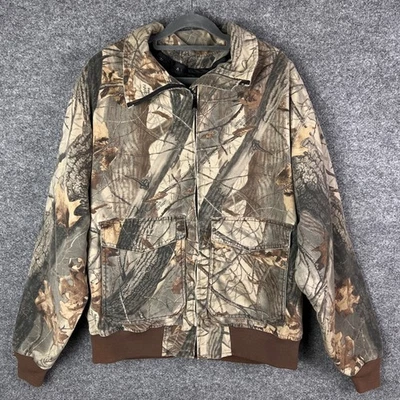 Vintage RedHead Mens Camo Hunting Jacket Full Zip Realtree Hardwoods XL-Large - Image 1 of 4