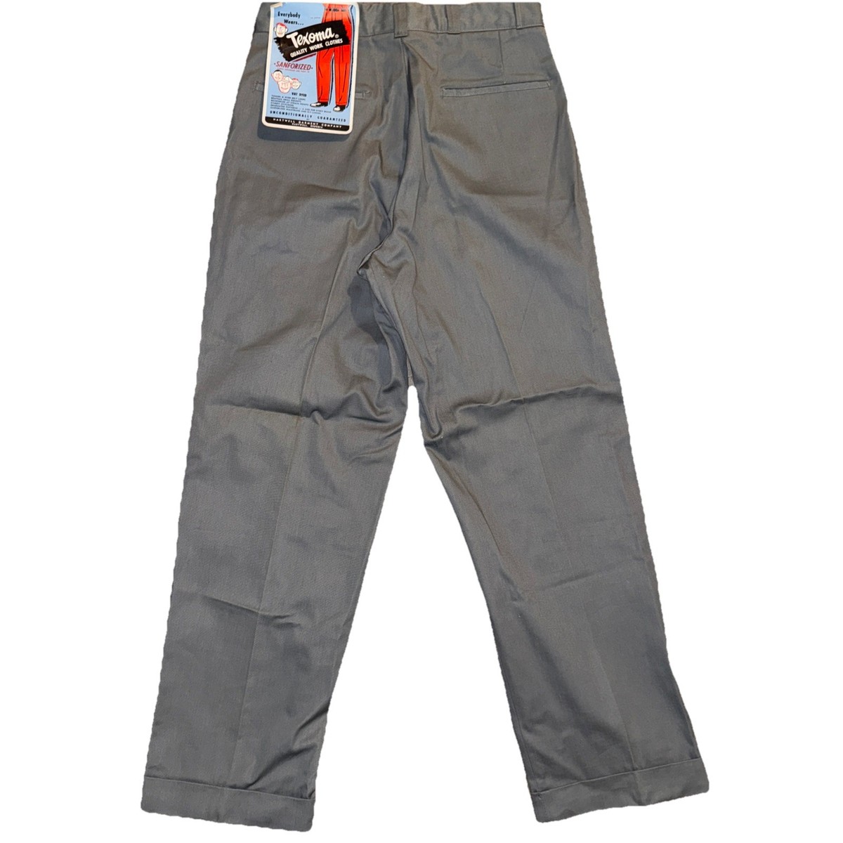 60s 70s vintage slacks \"GRAY×BLACK\" W32 Generic Men's Vintage 60s 70s Bell Bottom Relaxed Fit