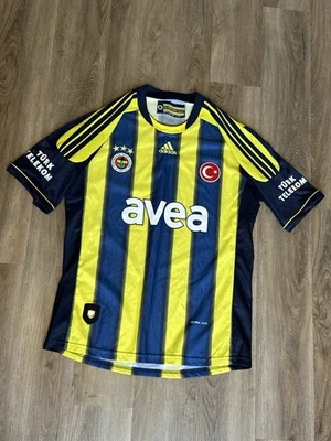 Camiseta de fútbol local Adidas Fenerbahce Turquía 2011-2012 para hombre talla grande Foto 1 de 4