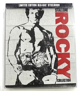 ROCKY COLLECTION in 6-BLU-RAY MOVIE LIMITED ED. STEELBOOK/ 'J' CARD & CLEAR CASE - Bild 1 von 11