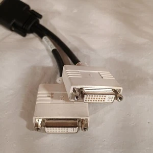 Dell Genuine MOLEX DMS59 to 2 DVI-I Dual Y SPLITTER Cable PN CN-OH9361 H9361 - Picture 1 of 5