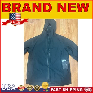 Lululemon Men’s Waterproof Full-Zip Rain Jacket Coast Black Size Large NEW NWT - Picture 1 of 5