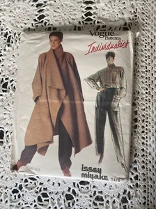 Vogue Schnittmuster 1476 Misses Designer Issey Miyake Mantel Shirt Hose Gr. 8 FF - Bild 1 von 4