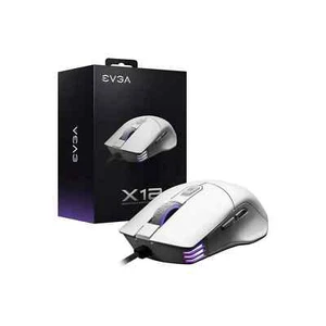 EVGA X12 Gaming Mouse, 8k, Wired, Customizable, Dual Sensor, 16,000 DPI - Picture 1 of 12