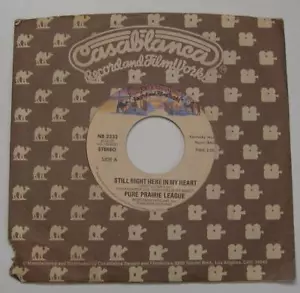 PURE PRAIRIE LEAGUE - Still Right Here in My Heart (45 RPM, 1981) VG+ - Imagen 1 de 1