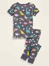 NWT Old Navy Dinosaur Sleep Set Pajamas Dinosaurs Pajama Set Boys Girls 6T