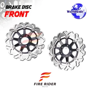 FRW 2x Front Brake Disc Rotor For Ducati HYPERMOTARD 1100 EVO SP 10-12 10 11 12 - Picture 1 of 2
