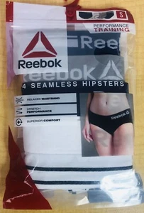 Reebok Crossfit 4 Hipsters Entrenamiento de Rendimiento Sin Costuras Pequeño Elástico - Imagen 1 de 4