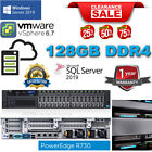 Dell Poweredge R730 2X E5-2680V4 2.40Ghz 128Gb Ram H330 800Gb Ssd Sas Enterprise
