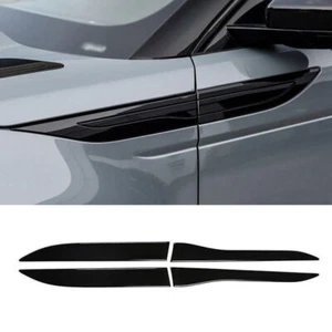 Cubierta de guardabarros de puerta delantera negra brillante para Range Rover Evoque 2020-2023 - Imagen 1 de 4