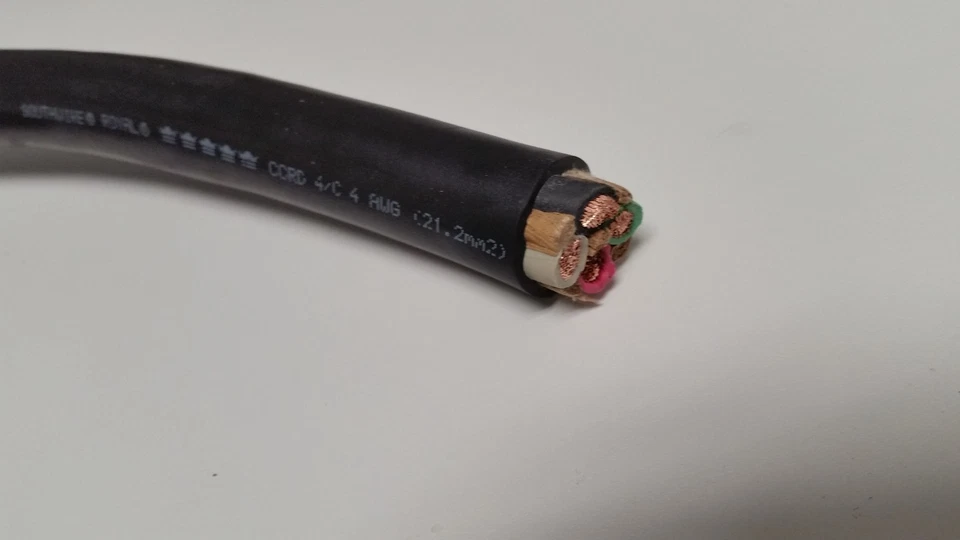 4/4 SOOW SO Cord 60 ft HD USA Portable Outdoor Indoor 600 V Flexible Wire cable - Image 1 of 1