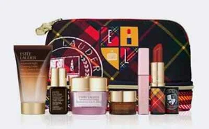 Estee Lauder 7 Pcs Gift Set Resilience Multi-Effect, Cleansing Gelee, Primer - Picture 1 of 1