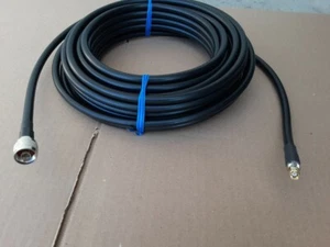 Cable coaxial R/P de polaridad inversa R/P macho a hotspot miner LMR-400 N macho a SMA EE. UU. - Imagen 1 de 3