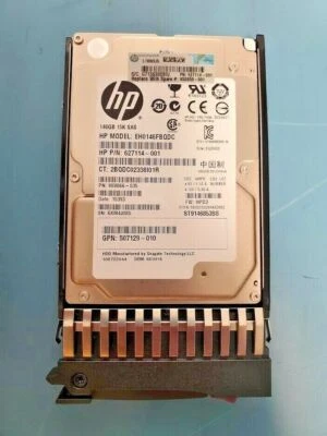 HP 507283-001 507129-002 459512-002 146GB 10K SAS 2.5 Hard Drive - Image 1 of 3