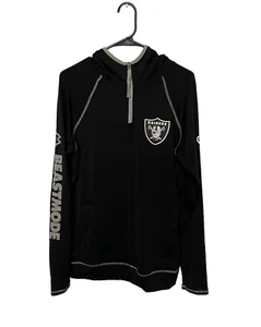 Las Vegas Raiders Hoodie Mens Small Black Pullover Beast Mode NFL Football - Picture 1 of 11