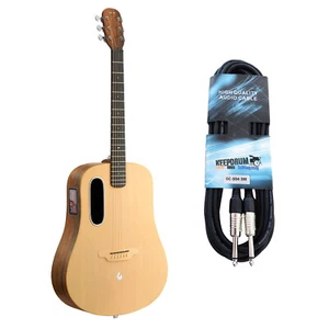 Guitarra Lava Music ME4 Spruce 41 pulgadas Woodgrain Brown con funda con cable - Imagen 1 de 9