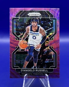 2021-22 Panini Prizm D'ANGELO RUSSELL Purple Wave Prizm #52 Timberwolves/Lakers - Picture 1 of 2