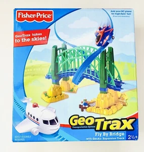 Fisher Price GeoTrax - Fly-By Bridge w/ GeoAir Expansion Track - NEW - Picture 1 of 9