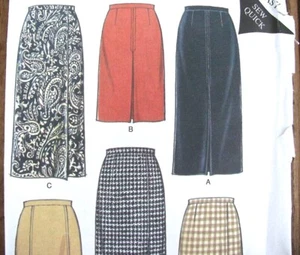 Fitted Straight Skirt Sewing Pattern Style 2554 Women’s Size 10-22 Uncut - Picture 1 of 6