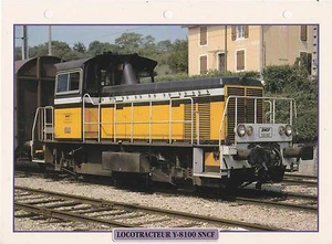 LEGENDENZÜGE - LOKOMOTIVE Y-8100 SNCF - STECKER / ORDNERBLATT - Bild 1 von 1