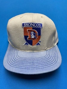 Vintage Denver Broncos RARE Shield Logo Annco SnapBack Hat C2 - Picture 1 of 3