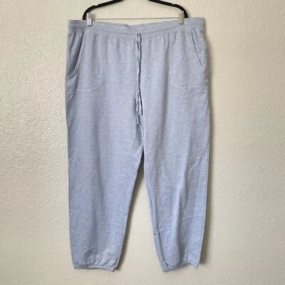 Pantalones de salón Alfani Intimates Plus talla 4XL azul claro acogedor polar cepillado para dormir Foto 1 de 4