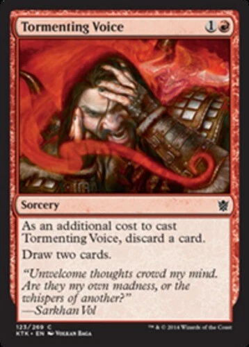 4x Tormenting Voice ~ Near Mint Khans of Tarkir MTG Magic x4 4 UltimateMTG Plays - Image 1 of 1