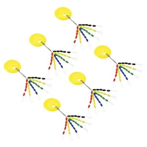 1.5mm/0.06" Pêche Caoutchouc Perles Bouchons, 450 Pcs 30 en 1 Ovale Multicolore - Photo 1 sur 6