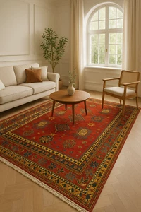 New Afghan Sultanabad Rug, 10' x 8' , Hand-Knotted Wool, Full Pile, Area Rug - Picture 1 of 11