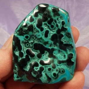 Crisocola con piedra pulida malaquita Malacolla ""Heal Grifts"" 88 g SN51154 - Imagen 1 de 4