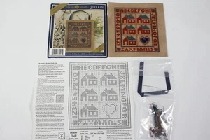 Mill Hill House Quilt MHCB13 Quilt Kits Buttoned Beaded - Completed with Chart - Picture 1 of 5