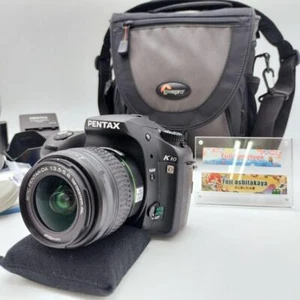 PENTAX K10D DSLR Camera + SMC DA 18-55mm Lens Strap Battery Charger Bag - Picture 1 of 19