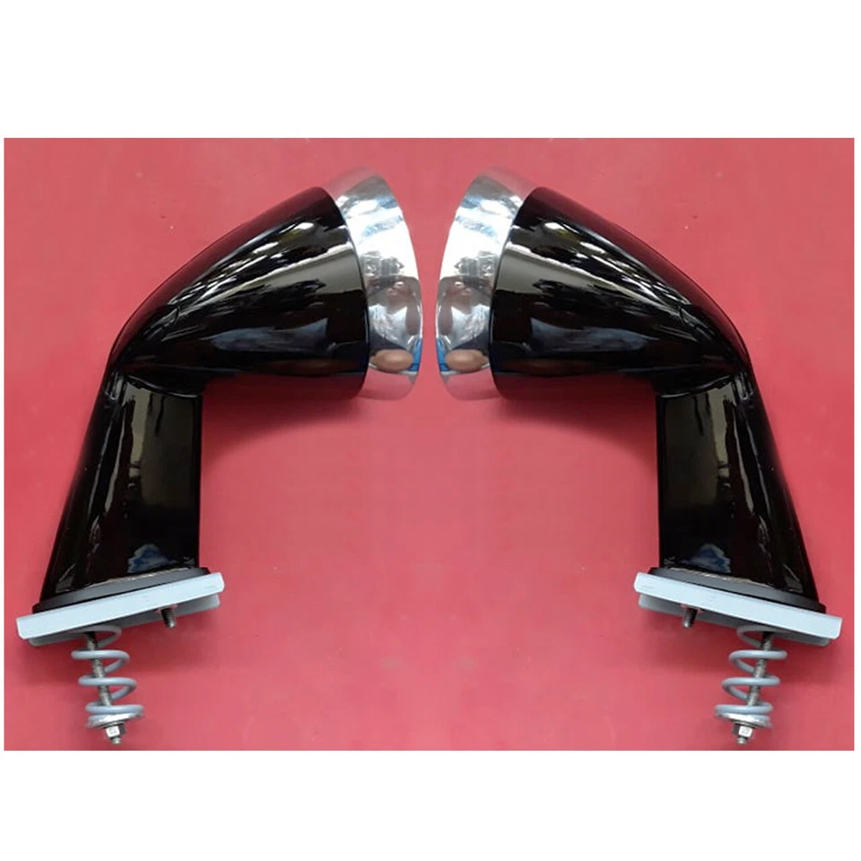 FOR DATSUN NISSAN KB B110 B210 B310 120Y GX-5 BLACK FENDER MIRROR PAIR CUSTOM Foto 1 de 4
