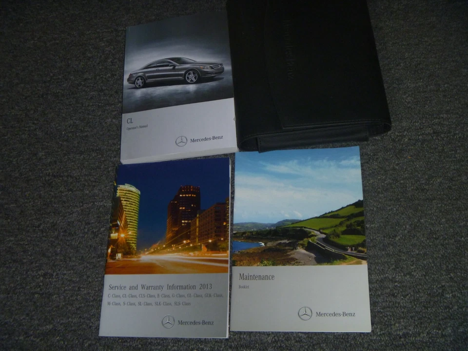 2013 Mercedes Benz CL CL550 CL600 CL63 CL65 AMG Coupe Owner Operator Manual Set - Image 1 of 1