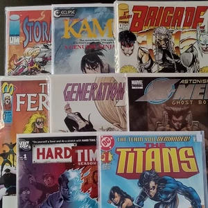 Huge Box Lot of Comics #1st & #2nd issues DC Image Marvel 16 books X-Men Titans - Picture 1 of 11