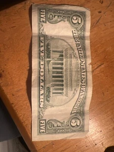 1988 series A 5 dollar bill - Picture 1 of 4