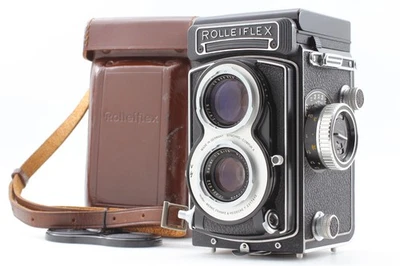 White Face [ MINT w/ Case ] Rolleiflex 3.5 T 6x6 TLR Film Camera 75mm Lens JAPAN - Image 1 of 4