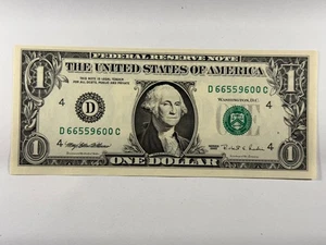 1995 $1 Dollar U.S. Federal Reserve UNC *Web* Note Cleveland fr#1923 SPC1456 - Picture 1 of 5