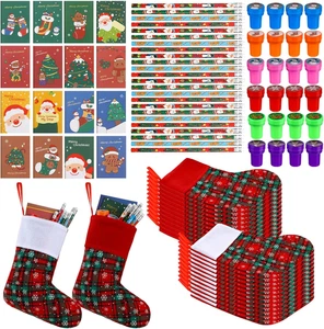 96 Stck. Weihnachtsfeier Gastgeschenke Großpackung Weihnachtsgeschenke Füllstoffe enthält kleine Chris - Bild 1 von 7
