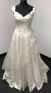 Catherine Davighi Late 1990's Early 00's Whimsical Wedding Dress See Description - Picture 1 of 21