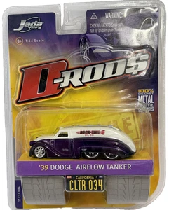 Jada 1939 Dodge Airflow Tanker D-Rods Custom Style Collectible Car Purple - Picture 1 of 7