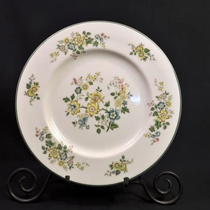 Royal Doulton Dinner Plate 10.5" T.C.1078 Campagna Yellow Green Trim 1970-1974 - Picture 1 of 10