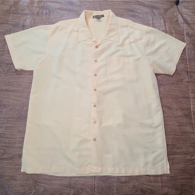 Harrington Lote De 2 Camisas XXL Para Hombres Azul/Amarillo Cortas Sl Abotonadas Verano Informal Foto 1 de 4