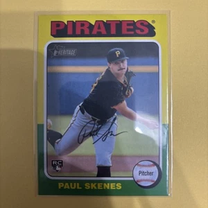 2024 Topps Heritage High Number - Paul Skenes #594 (RC) - Picture 1 of 2