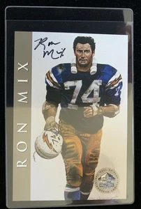 RON MIX PLATINUM Autograph Hall of Fame Signature Series Card 188/2500 - Picture 1 of 2